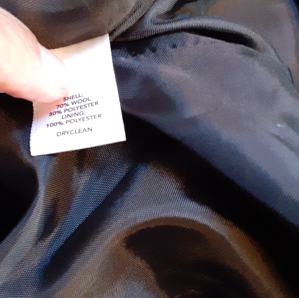 Ann Taylor Loft short wool peacoat. 0 NWOT - Picture 5 of 14